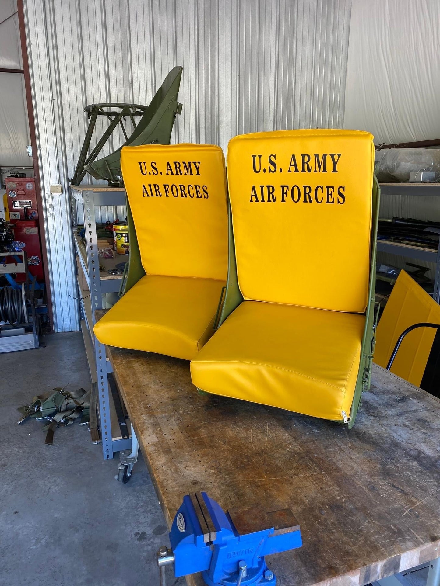 Seat Back W/ Hooks + Shaped Seat Bottom (SET)