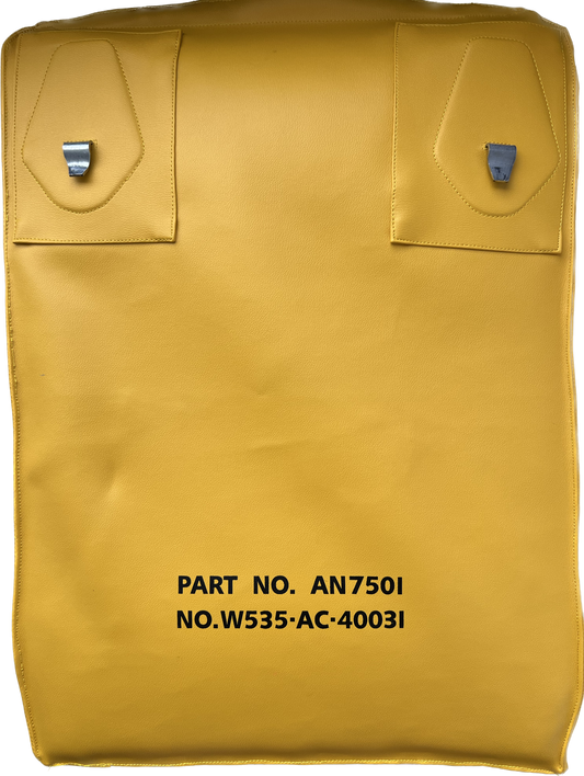 Seat Back W/ Hooks + Square Seat Bottom (SET)