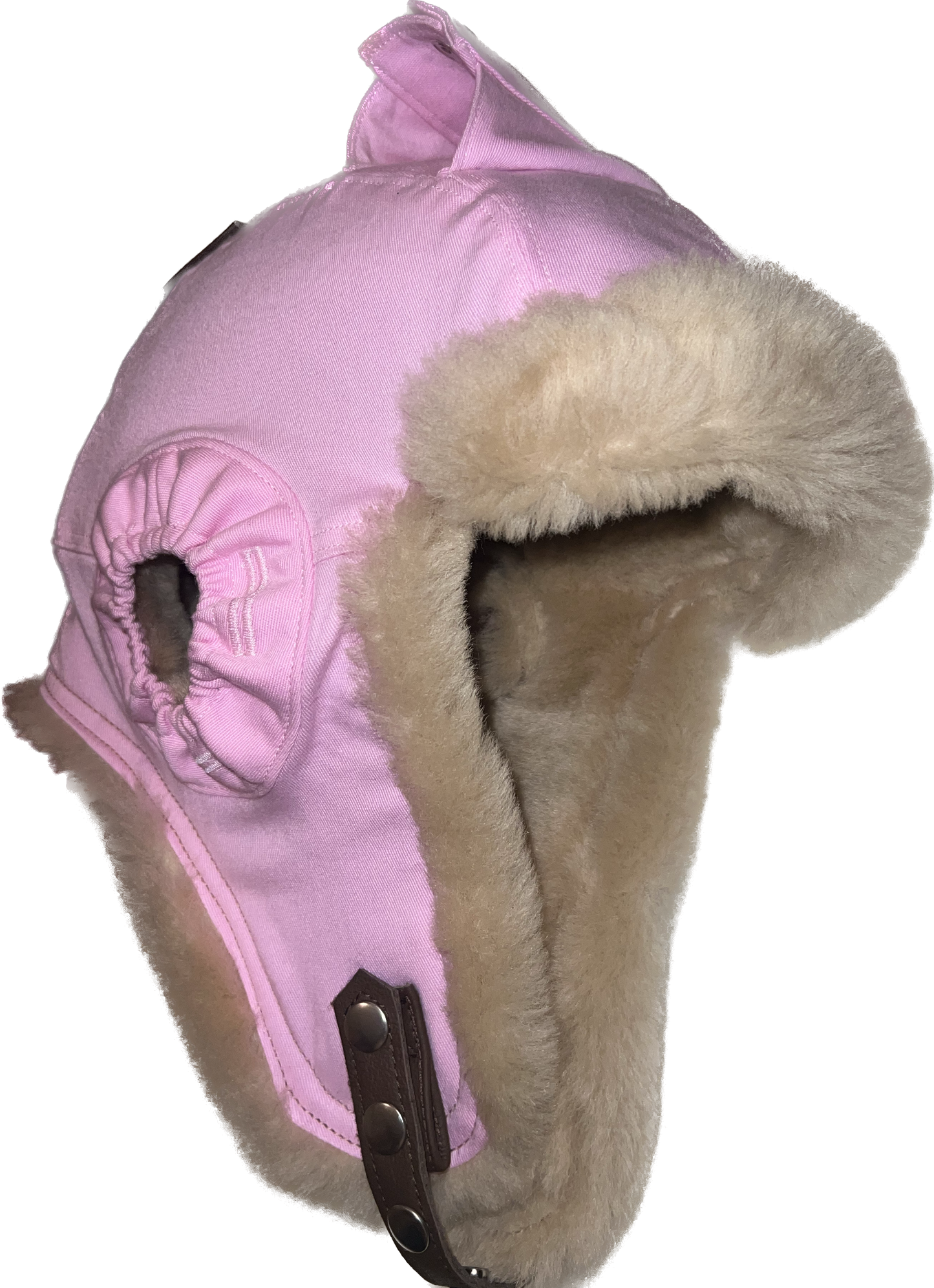 Shearling Hat (Embroidered)