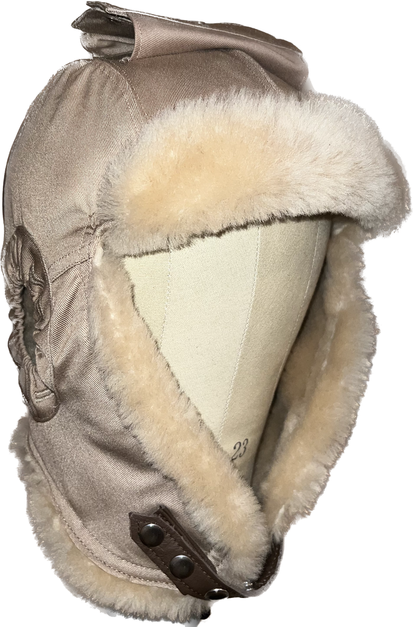 Shearling Hat (Embroidered)